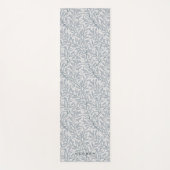 Tapis De Yoga Gris bleu saule Monogramme Yoga Mat (Devant)