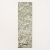 Tapis De Yoga Gris Stone Texture Moderne Personnalisé Eco Conviv (Devant)