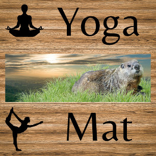 Tapis De Yoga Groundhog Sunrise Yoga Mat