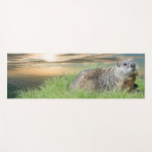 Tapis De Yoga Groundhog Sunrise Yoga Mat (Devant (Horizontal))