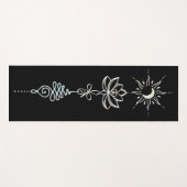 Tapis De Yoga Groupe Pastel Unalome (Devant (Horizontal))