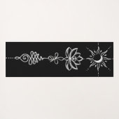Tapis De Yoga Groupe Silver Unalome (Dos (Horizontal))