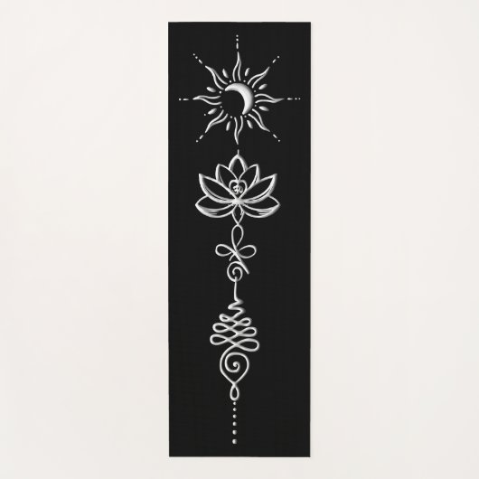 Tapis De Yoga Groupe Silver Unalome (Devant)