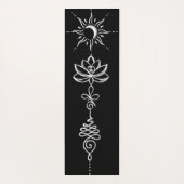 Tapis De Yoga Groupe Silver Unalome (Dos)