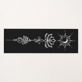 Tapis De Yoga Groupe Silver Unalome (Devant (Horizontal))