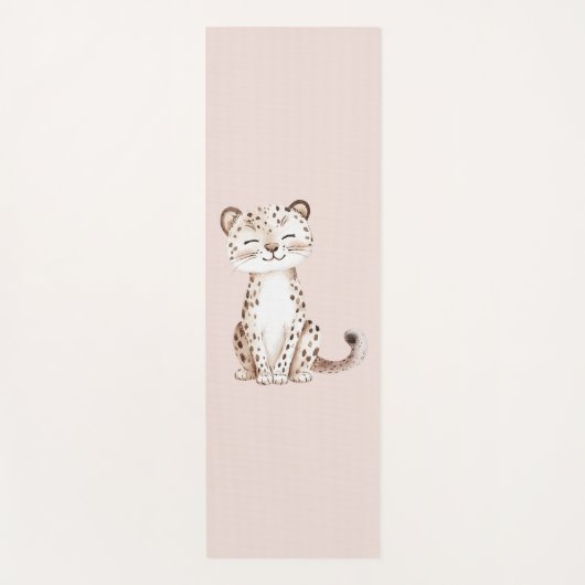 Tapis De Yoga Guépard Sauvage (Devant)