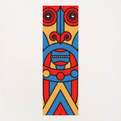 Tapis De Yoga guerrier tribal africain (Devant)