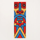 Tapis De Yoga guerrier tribal africain (Dos)