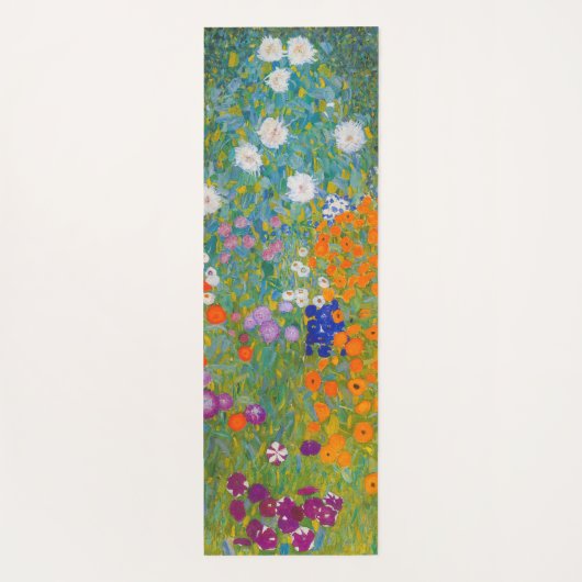 Tapis De Yoga Gustav Klimt - Jardin des fleurs (Dos)