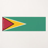 Tapis De Yoga Guyana Flag (Devant (Horizontal))
