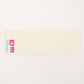 Tapis De Yoga Gym et Tonic Citation Art (Devant (Horizontal))