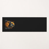 Tapis De Yoga Halloween/citrouille/automne/automne (Devant (Horizontal))