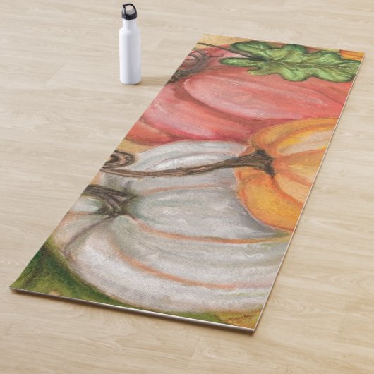 Tapis De Yoga Halloween de Yoga Mat citrouille (En situation)