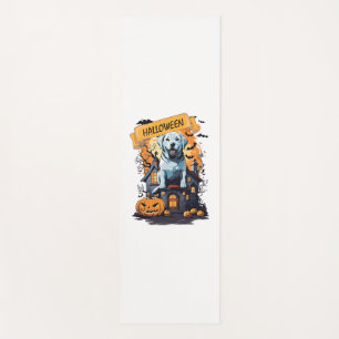 TAPIS DE YOGA HALLOWEEN ET CHIEN