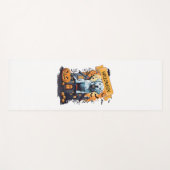 TAPIS DE YOGA HALLOWEEN ET CHIEN (Devant (Horizontal))