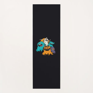 Tapis De Yoga Halloween/Monster/octobre/automne