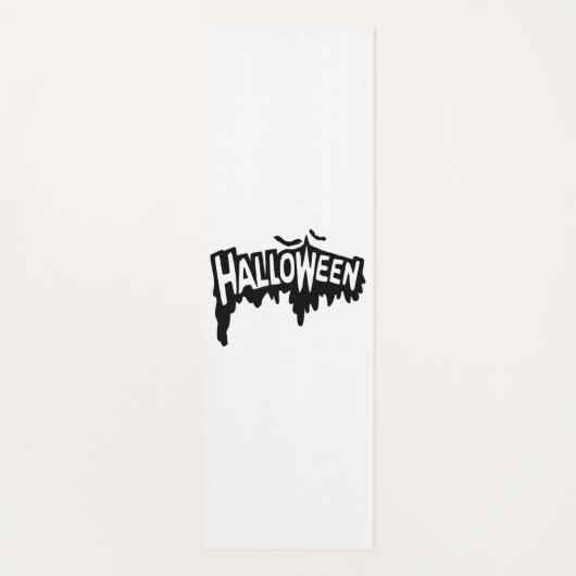 Tapis De Yoga Halloween noir (Devant)