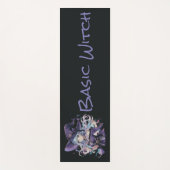 Tapis De Yoga Halloween/Sorcière/violet (Devant)