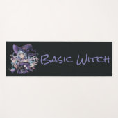 Tapis De Yoga Halloween/Sorcière/violet (Devant (Horizontal))