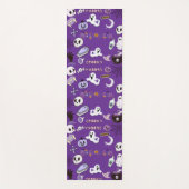 Tapis De Yoga Halloween violet (Devant)