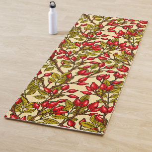 Tapis De Yoga hanches roses, rouge, vert, jaune