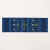 Tapis De Yoga hanukkah (Devant (Horizontal))