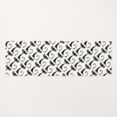 Tapis De Yoga Happy Halloween Chat noir | Yoga Mat (Devant (Horizontal))