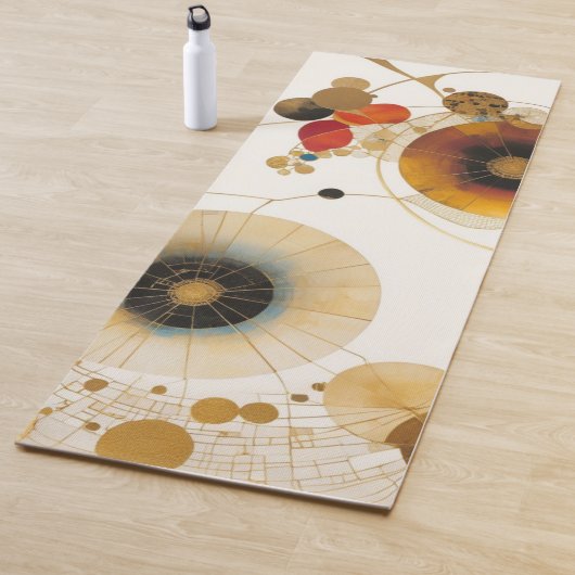 Tapis De Yoga Harmonie céleste en cercles (En situation)