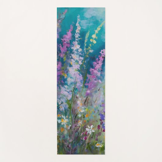 Tapis de Yoga Harmonie Florale (Devant)
