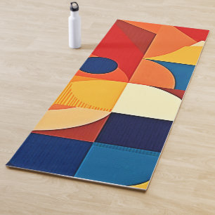 Tapis De Yoga Harmonie Géométrique : Conception Artistique