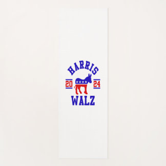 Tapis De Yoga Harris Walz 2024 pour le président Patriotic Democ
