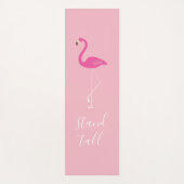 Tapis De Yoga Haut Flamant rose Reversible Yoga Mat (Devant)