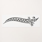 Tapis De Yoga Hawaï - Samoan - Conception tribale polynésienne d (Dos (Horizontal))