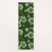 Tapis De Yoga Hellebores blancs avec feuille (Devant)