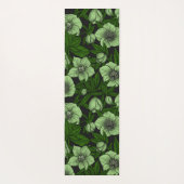 Tapis De Yoga Hellebores blancs avec feuille (Dos)