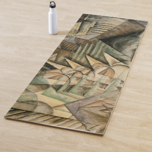 Tapis De Yoga Heure de pointe, New York par Max Weber, Cubisme v