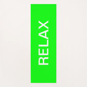 Tapis De Yoga Hex vert néon 00FF00 (Devant)