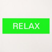 Tapis De Yoga Hex vert néon 00FF00 (Devant (Horizontal))