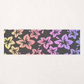Tapis De Yoga Hibiscus hawiens tropicaux (Devant (Horizontal))