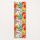 Tapis De Yoga Hibiscus tropical Motif d'été (Devant)