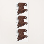 Tapis De Yoga Highland cow (Devant)