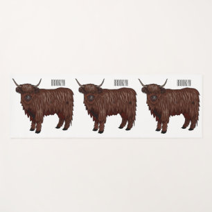 Tapis De Yoga Highland cow