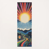 Tapis De Yoga Hippy Sunrise (Devant)