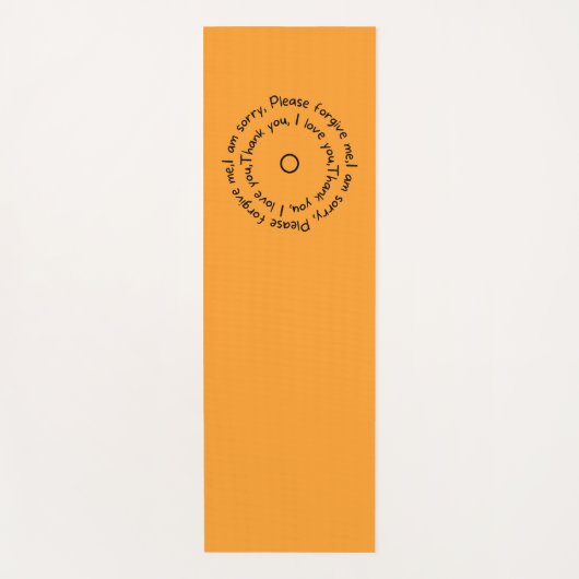 Tapis De Yoga HoGoponopono Réflexions (Devant)