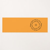 Tapis De Yoga HoGoponopono Réflexions (Devant (Horizontal))