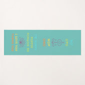 Tapis de Yoga Ho'OPONOPONO (Devant (Horizontal))