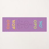 Tapis de Yoga Ho'OPONOPONO (Dos (Horizontal))