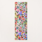 Tapis De Yoga Hummingbirds et fleurs (Devant)
