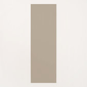 Tapis De Yoga Hummus Beige, Brown clair, couleur solide neutre (Devant)