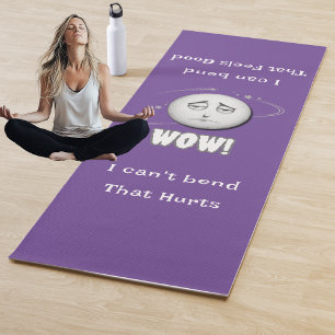 Tapis de Yoga Humoristique WOW Moonface